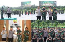 Wujudkan Cooling System Jelang Pemilu 2024, Polres Siak Gandeng TNI