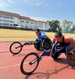 Atlet Pelatda NPCI Kabupaten Bogor Kembali Genjot Latihan Persiapan Menuju Peparnas 2024