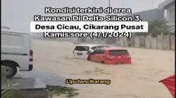 Hujan Deras, Kawasan Cikarang dan Sekitarnya Dikepung Banjir