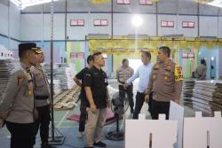 Jelang Pemilu 2024, Kapolres Dumai Lakukan Pengecekan Gudang Logistik KPU Kota Dumai