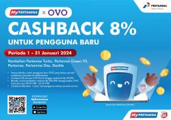 Beli BBM Dapat Cashback 8 Persen dengan OVO di MyPertamina