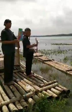 Berharap Kebaikan, Seniman Asal Klego Melarung Wayang Berwatak Jahat