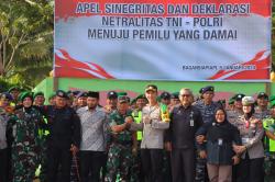 Polri dan TNI di Rohil Siap Jaga Netralitas dan Amankan Pemilu