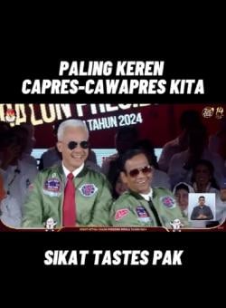 Viral, Gaya Top Gun Ganjar Pranowo di Debat Capres Ketiga