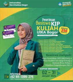 UIKA Bogor Berikan Kesempatan Emas, Beasiswa Kuliah Gratis dan Uang Saku Khusus Warga Kab. Bogor