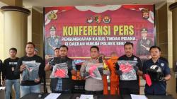 Komplotan  Perampok Bersenpi,  Ditangkap Tim Resmob Satreskrim  Polres Serang