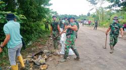 Tanggapi Keluhan Warga, Forkopimda Natuna Goro Bersikan Sampah