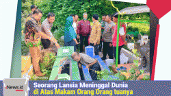 Dikira Tidur, Seorang Lansia Meninggal Dunia di Atas Makam Orang Orang tuanya