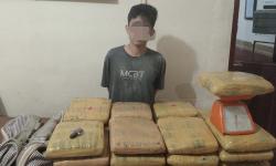 Bukan Main! Pria Bawa Ganja 32 Ball ke Padangsidimpuan Naik Sepeda Motor 