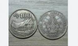 Koin Kuno 100 Rupiah Rumah Gadang, Harganya Tembus Ratusan Juta