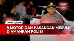 VIDEO: Razia Knalpot Brong  Polsek Cibeureum Tasikmalaya Amankan 8 Motor dan Temukan Pasangan Mesum