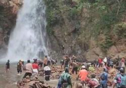 Selamatkan Teman, Pria Warga Cibeber Tenggelam di Air Terjun Kadu Punah