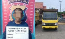 Bawa Kabur Truk Majikan, Buruh Harian Lepas Ditangkap Polres Tebing Tinggi di Riau