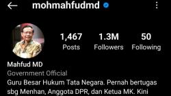 Instagram Mahfud MD Diretas, Ada Postingan Tentara IDF Israel Main Bola