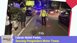 Tabrak Mobil Parkir, Seorang Pengendara Motor Tewas