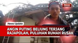 VIDEO: Angin Puting Beliung Terjang Rajapolah Tasikmalaya, Puluhan Rumah Rusak dan Pohon Tumbang