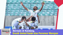 Bermain di Kandang, Gresik United Kalah atas Persewar Waropen