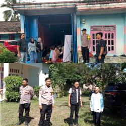 Polisi Berikan Pengamanan dan Sampaikan Himbauan Kamtibmas di Blambangan Umpu dan Gunung Sangkaran