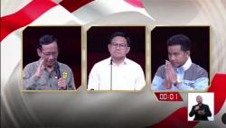 Gibran Rakabuming Diceramahi Mahfud MD soal Reformasi Agraria di Debat Cawapres