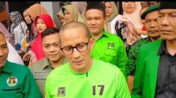 Sandiaga Uno Gelar Pelatihan Pembuatan Sabun Cuci Piring untuk Emak-Emak di Pandeglang