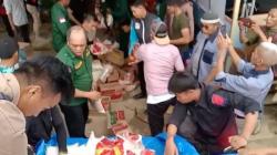 Ketua DPW PBB Sultra Ruksamin Salurkan Ribuan Sembako kepada Warga Terdampak Banjir di Kolaka