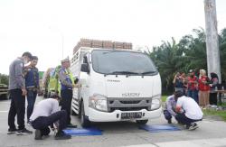 PT Medan Binjai Toll Gelar Over Dimension Over Load dan Simpatik di Gerbang Tol Binjai