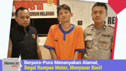 Berpura-Pura Menanyakan Alamat, Begal Rampas Motor, Menyasar Bocil