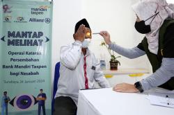 Rayakan Ulang Tahun ke-9, Bank Mandiri Taspen Menggelar Operasi Katarak Bersama Allianz