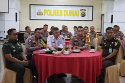 Polres Dumai Laksanakan Giat Coffee Morning Bersama Forkopimda Kota Dumai dan Instansi Terkait