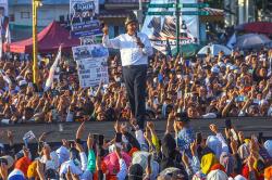 Potret Kampanye Akbar Capres Anies R Baswedan di Palembang