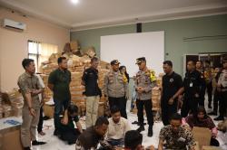 Polres Meranti Sambut Kunjungan Pamatwil Polda Riau dan Tinjau Gudang Logistik  Surat Suara