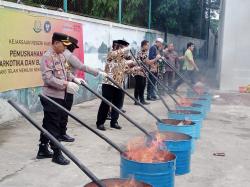 Cirebon Darurat Narkoba, Kejari Musnahkan Barang Bukti Senilai Rp3,4 Miliar