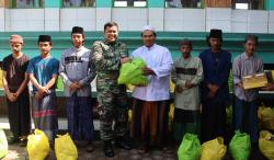 Kodim 0611 Garut Bakti Sosial dan Silaturahmi ke Ponpes Al Husaini