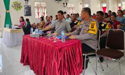 Gelar Program Minggu Kasih, Kapolres Labusel Sambangi Gereja Methodist Indonesia