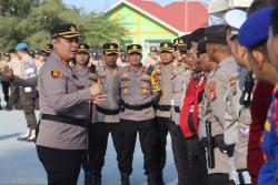 Dir Lantas Polda Riau dan Kapolres Dumai Amankan Giat Kampanye Calon Presiden Nomor Urut 1