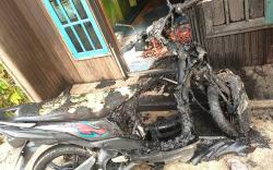 Rumah Adik Sekdes Lemo di Barito Utara Dibakar OTK