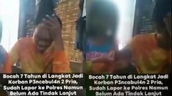 Viral di Medsos Anaknya Usia 7 Tahun Diperkosa 2 Pria, Seorang Ayah Menangis Curhat Minta Keadilan