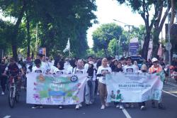 Aksi Peduli Kesehatan dan Keselamatan Kerja Menggema di Taman Bungkul Surabaya, Begini Serunya