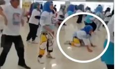 Video Emak-Emak Lagi Asyik Goyang Gemoy Tiba-Tiba Meninggal Viral 