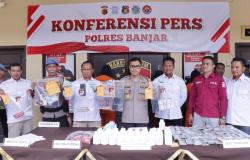 Polres Banjar Bongkar Jaringan Pengedar Obat Terlarang, 3 Tersangka Diamankan