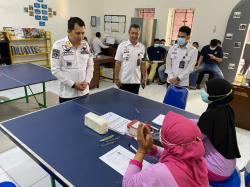 Rutan Kelas IIB Salatiga Gelar Pemeriksaan Kesehatan dan Deteksi Dini HIV