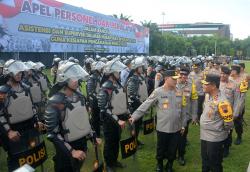 Kabaharkam Polri Cek Kesiapan Fungsi Sabhara Jajaran Polda Jateng Jelang Pemilu 2024