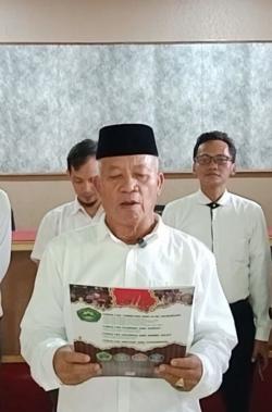 Rektor IAI DDI Polman Deklarasikan Pemilu Aman dan Damai