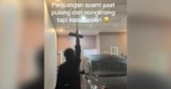 Viral, Perjuangan Suami Dikunci Istri Usai Pulang ke Rumah Kemalaman