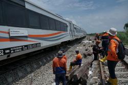 Update Banjir Grobogan: Akses Jalur Stasiun Karangjati-Gubug Sudah Bisa Dilalui KA