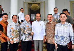 Ridho Pandoe saat Bertemu Jokowi Sebut Pengusaha Siap Kolaborasi dengan Pemerintah