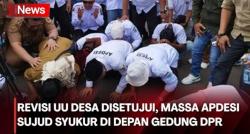 Jabatan Kades Jadi 8 Tahun Disambut dengan Sujud Syukur oleh Massa APDESI