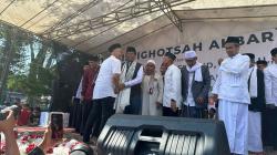 Disambut Ribuan Massa, Mahfud Hadiri Istighosah Akbar di Cicurug Sukabumi