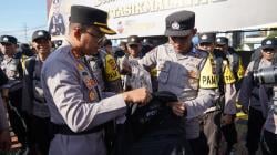 Kapolres Tasikmalaya Kota Cek Perlengkapan Personel Pengamanan TPS untuk Pemilu 2024