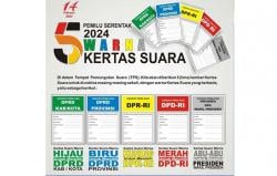 Pemilih Wajib Tahu! Ini 5 Jenis Surat Suara Pemilu 2024 Berdasarkan Warnanya